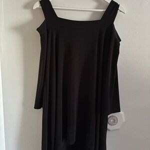 Chico's Black Cut Out Shoulder Dress
